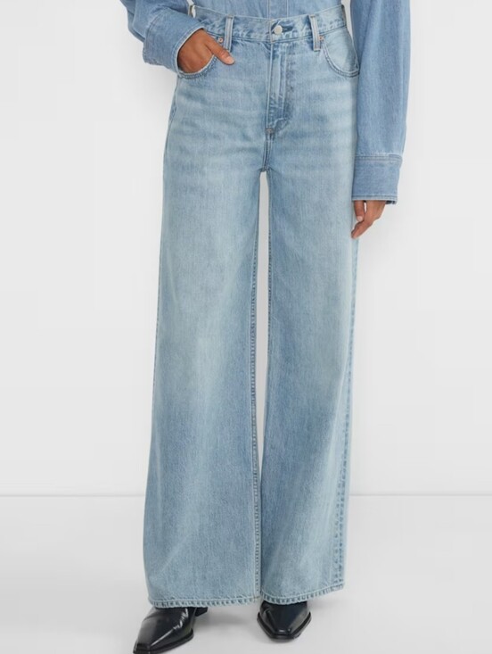 Denim Forum Denim - New Denim Forum The 90s Relaxed Mid-rise Wide Jeans